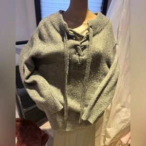 Zara Charcoal Knit Top